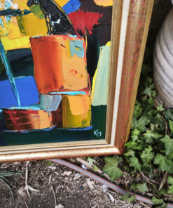 Tableau Kiro " Le cirque" huile sur toile – Image 3
