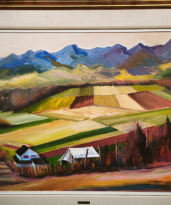 Alternative view of Tableau Yves Bertrand peintre Canadien 1986 "Paysage"