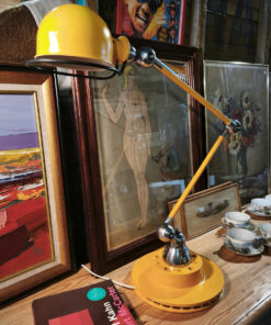 Lampe Jielde Jaune Modèle Vintage Ancien Restauré – Image 4