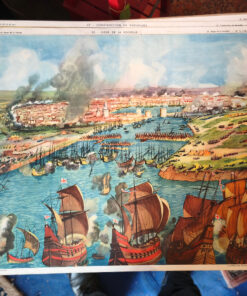 Affiches Rossignol Collection Scolaire Histoire imprimée par la Coopérative Pédagogique de Montmorillon – Image 38