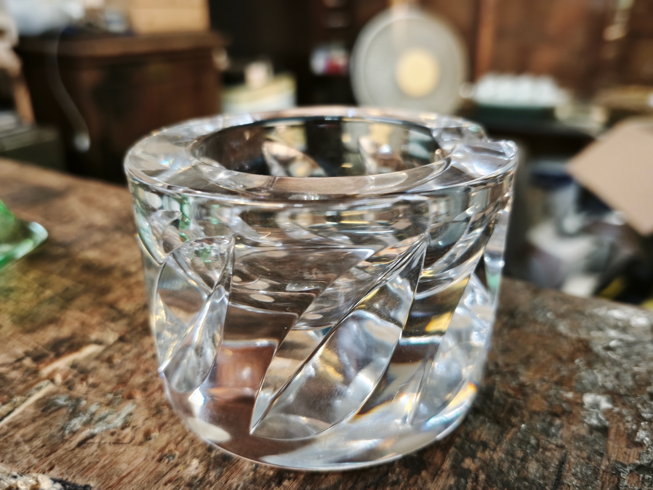 cendrier cristal