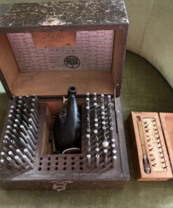 Tour d'horloger dans son coffret en bois d'origine – Image 3