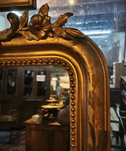 Grand Miroir Doré Style Louis XV Epoque Napoléon III – Image 8