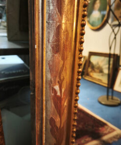 Grand Miroir Doré Style Louis XV Epoque Napoléon III – Image 11