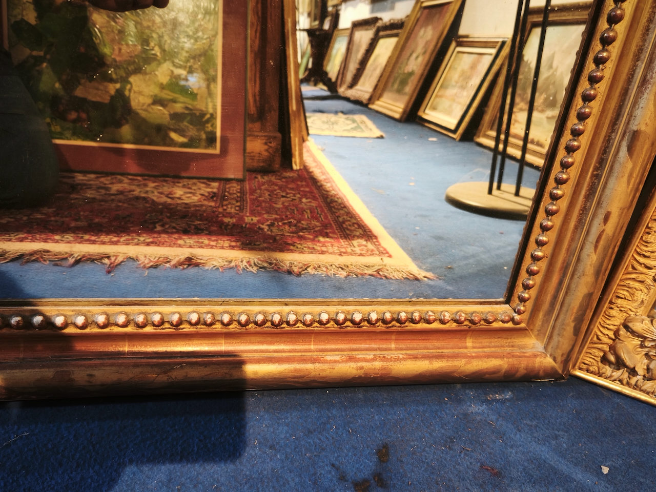 Grand Miroir Doré Style Louis XV Epoque Napoléon III – Image 12