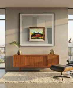 Tableau J.Torres huile sur toile "Paysage" Style expressionnisme – Image 5