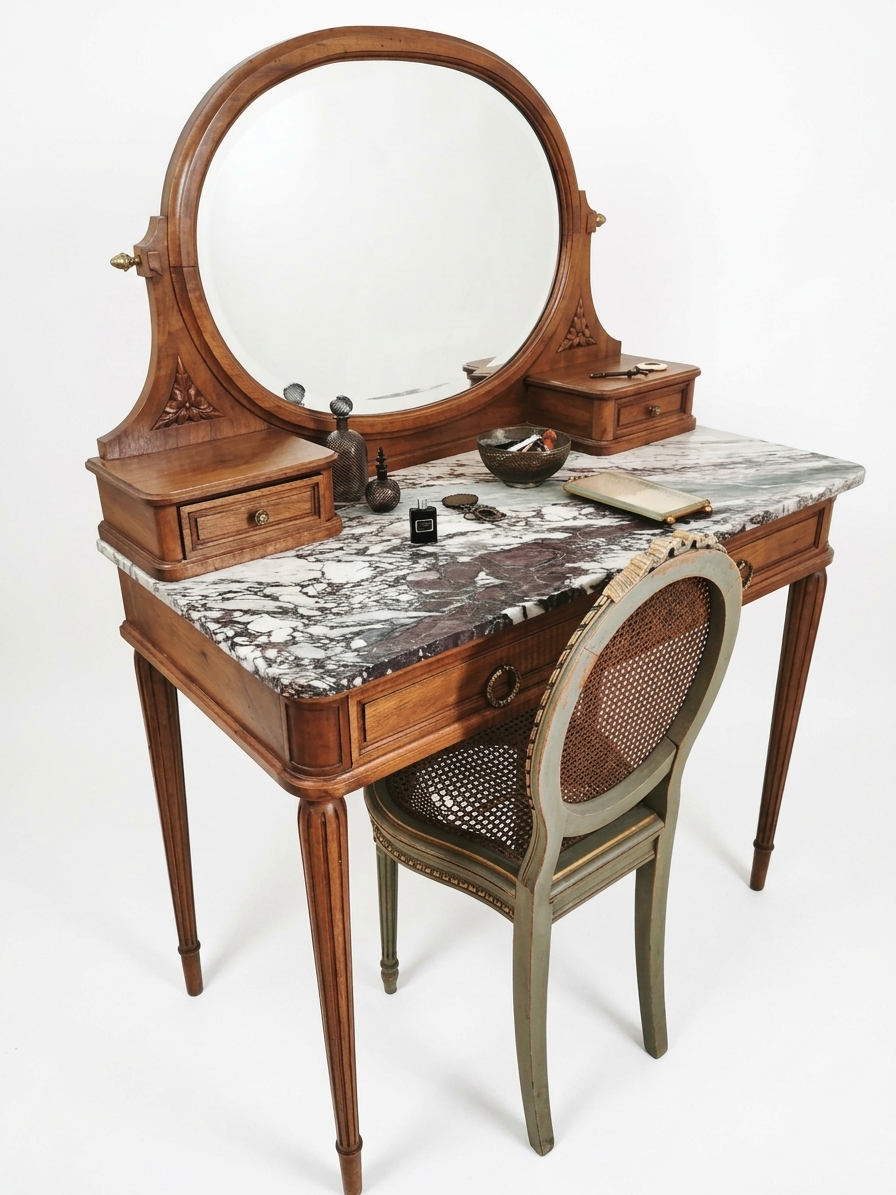 Coiffeuse 1930 de Style Louis XVI – Image 4