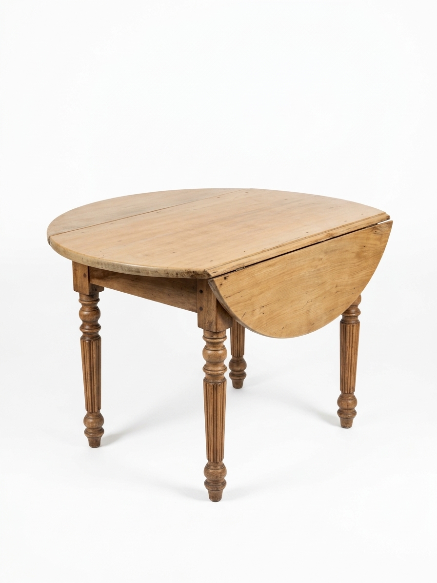 Table à abattant bois clair – Image 6