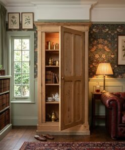 Bonnetière pin massif décapé et poncé Epoque début XXème Style "country chic" – Image 5