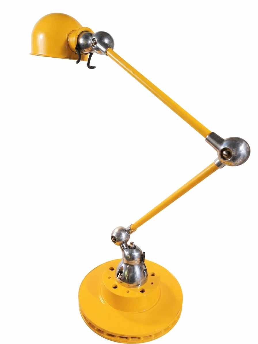 Lampe Jielde Jaune Modèle Vintage Ancien Restauré – Image 7
