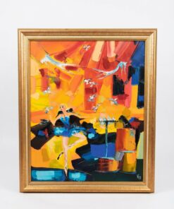 Tableau Kiro " Le cirque" huile sur toile – Image 5