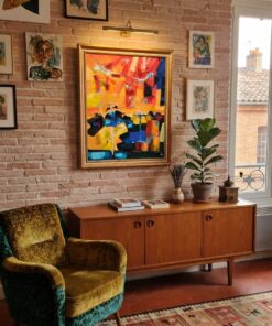 Tableau Kiro " Le cirque" huile sur toile – Image 7