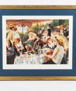 Lithographie Renoir Pierre-Auguste(1881) « Le Déjeuner des canotiers » numéroté 55/250 – Image 7