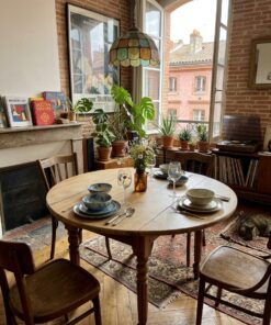 Table à abattant bois clair – Image 7