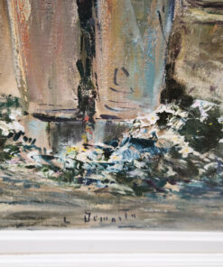Alternative view of Tableau A.Demarta huile sur toile "vue de Naples"