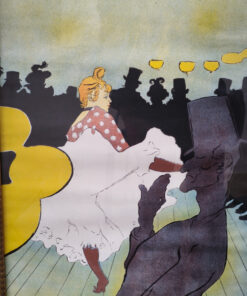 Affiches Toulouse Lautrec "Moulin-Rouge - La Goulue" et "May Belfort" Lithographies tirages Ministère d'état-affaires culturelles-RRG-imp Mourlot Années 60 – Image 3