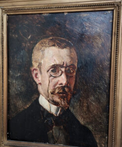 Alternative view of Tableau Valadon Huile sur Toile portrait dédié à Lepage