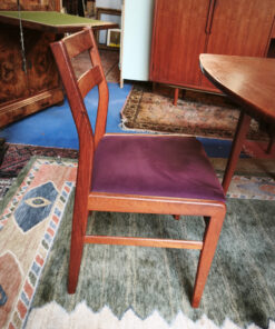 Salle à Manger Scandinave en Teck Vintage 70 attribuée a Fristho – Image 11