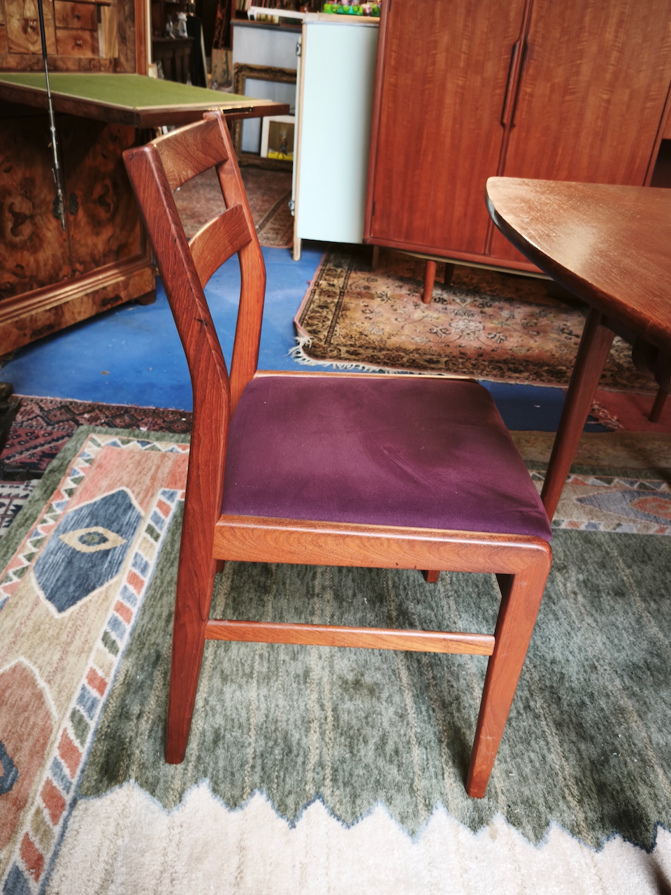 Salle à Manger Scandinave en Teck Vintage 70 attribuée a Fristho – Image 11