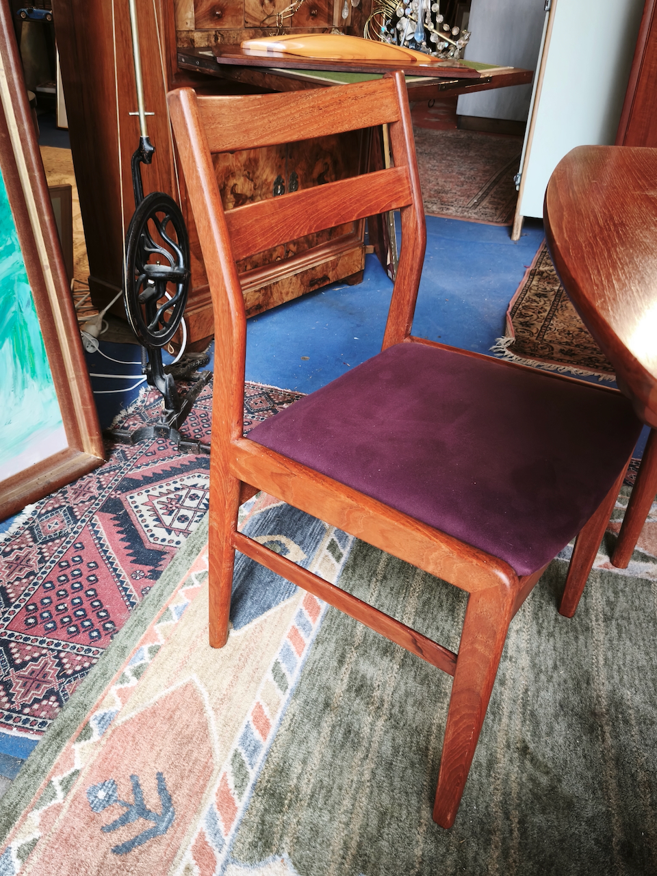 Chaises Scandinaves en Teck de la maison néerlandaise Fristho ( série de quatre) Vintage des années 1960 – Image 4