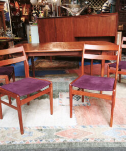 Chaises Scandinaves en Teck de la maison néerlandaise Fristho ( série de quatre) Vintage des années 1960 – Image 7