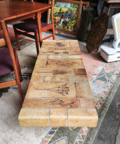 Table Basse Capron modèle Herbier Vintage Vallauris – Image 3