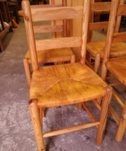 Ensemble NC SWEDEN Table Ovale et quatre Chaises Vintage Style Scandinave – Image 9