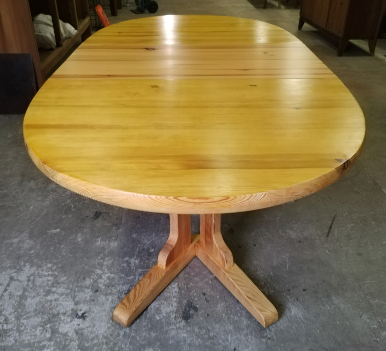 Ensemble NC SWEDEN Table Ovale et quatre Chaises Vintage Style Scandinave – Image 3