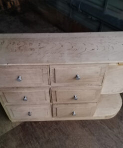 Alternative view of Meuble Commode en bois brut décapé