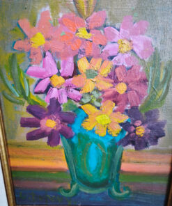 Tableau Georgette Dupouy (1901-1992)  huile sur toile "nature morte florale" – Image 2