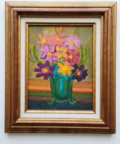 Tableau Georgette Dupouy (1901-1992)  huile sur toile "nature morte florale" – Image 6