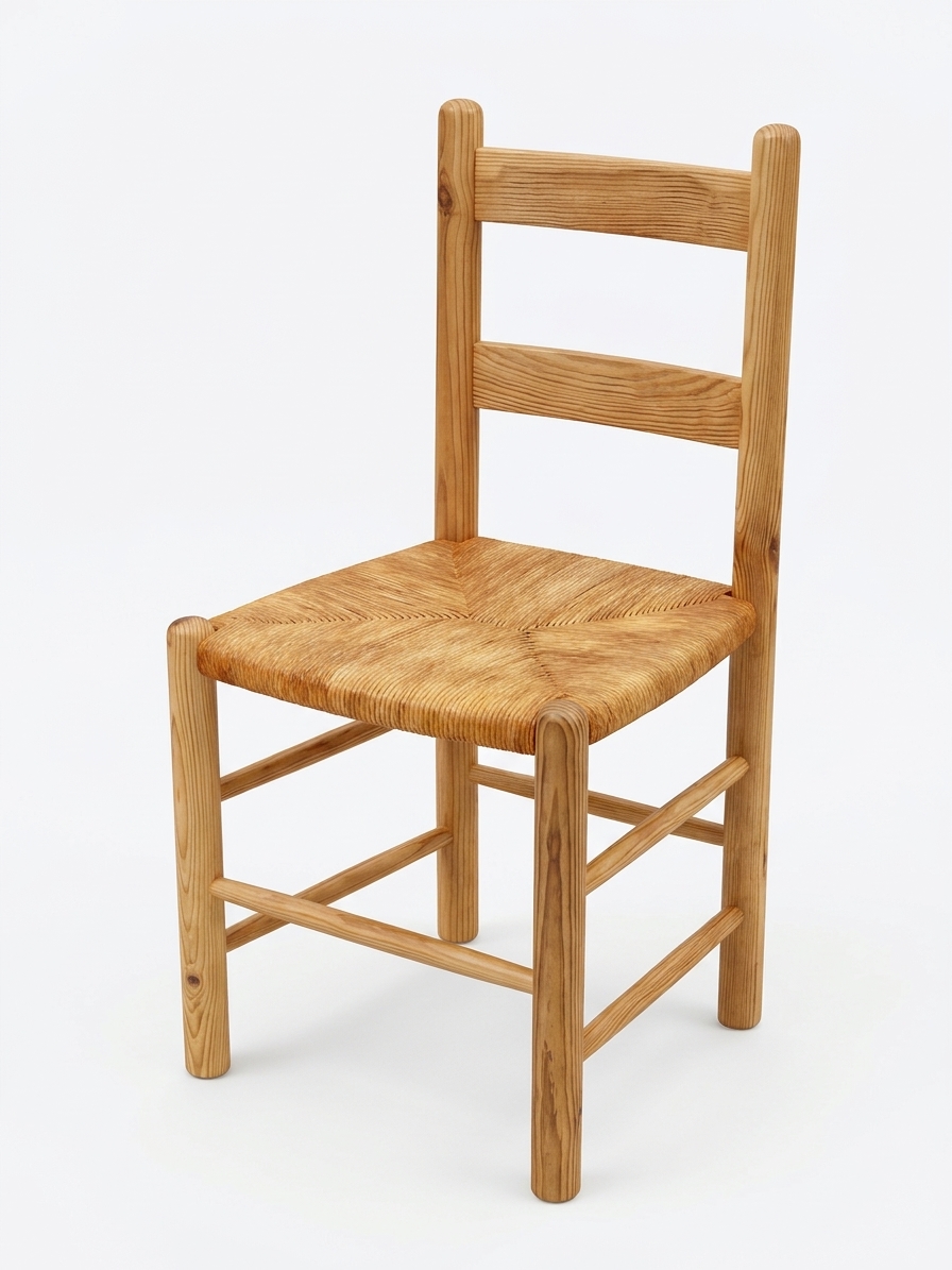 Ensemble NC SWEDEN Table Ovale et quatre Chaises Vintage Style Scandinave – Image 11