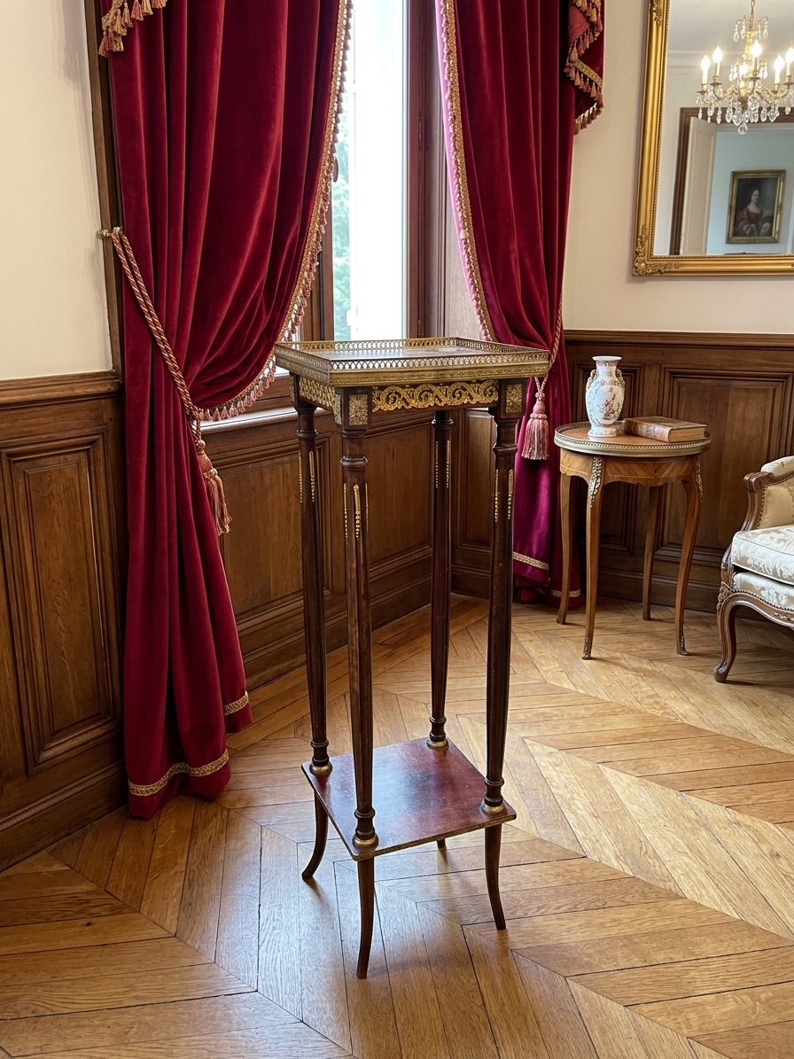 Sellette ancienne d'époque Napoléon III – Image 6
