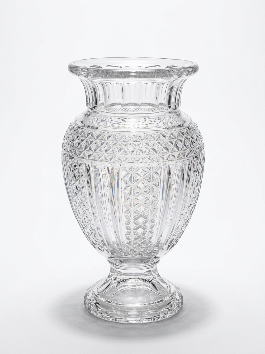 Vase Cristal St Louis balustre sur piedouche – Image 2