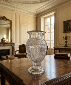 Vase Cristal St Louis balustre sur piedouche – Image 3