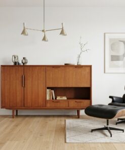 Buffet Enfilade Vintage en Teck de la maison néerlandaise Fristho design Scandinave des années 1960 – Image 7