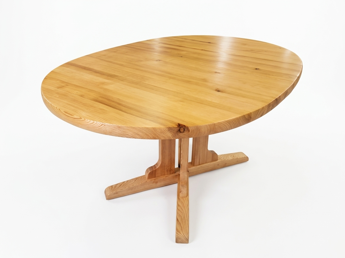 Ensemble NC SWEDEN Table Ovale et quatre Chaises Vintage Style Scandinave – Image 10