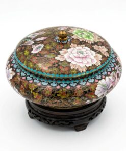 Boite émail cloisonné Chine seconde partie du XXème – Image 7